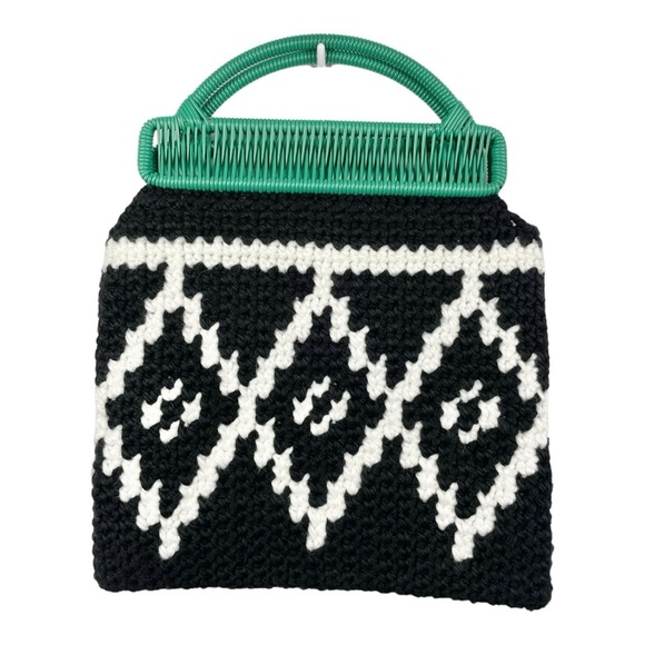 Market Knit Top Handle Tote Bag (Like MARNI) - Picture 2 of 9